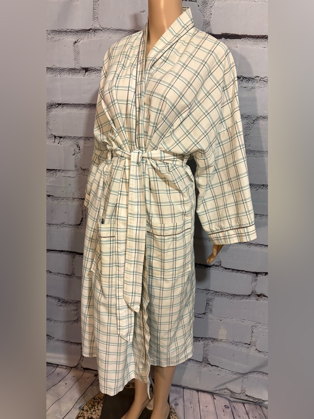 Vintage Pierre Cardin Light Poly/Cotton Robe One Size Fits All